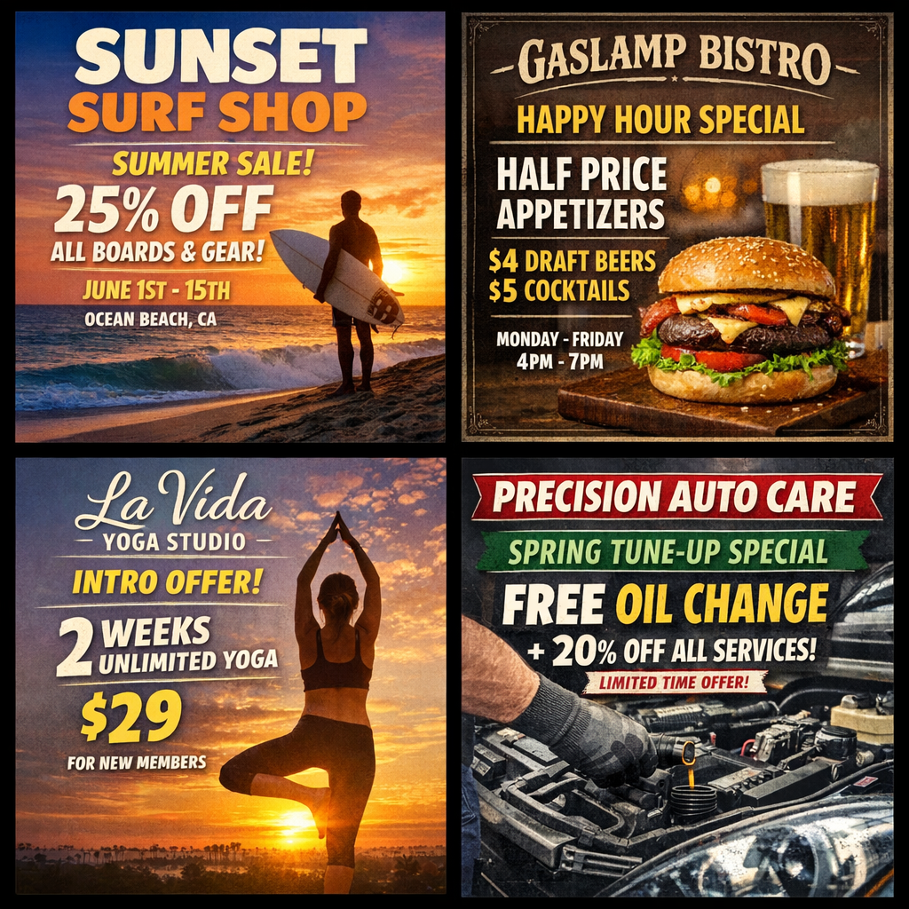Discover Exclusive Deals from San Diego’s Local Businesses