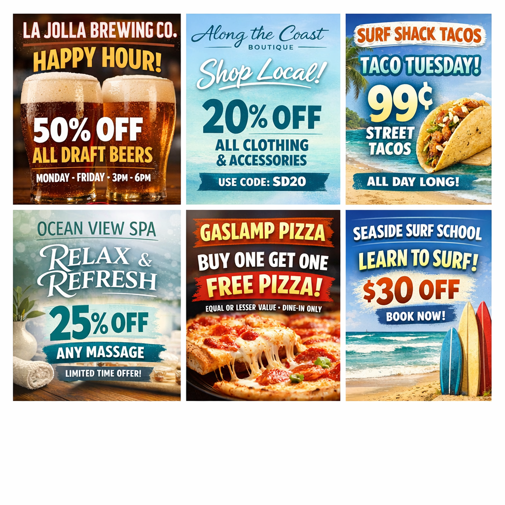 Discover Exclusive Deals from San Diego’s Local Businesses