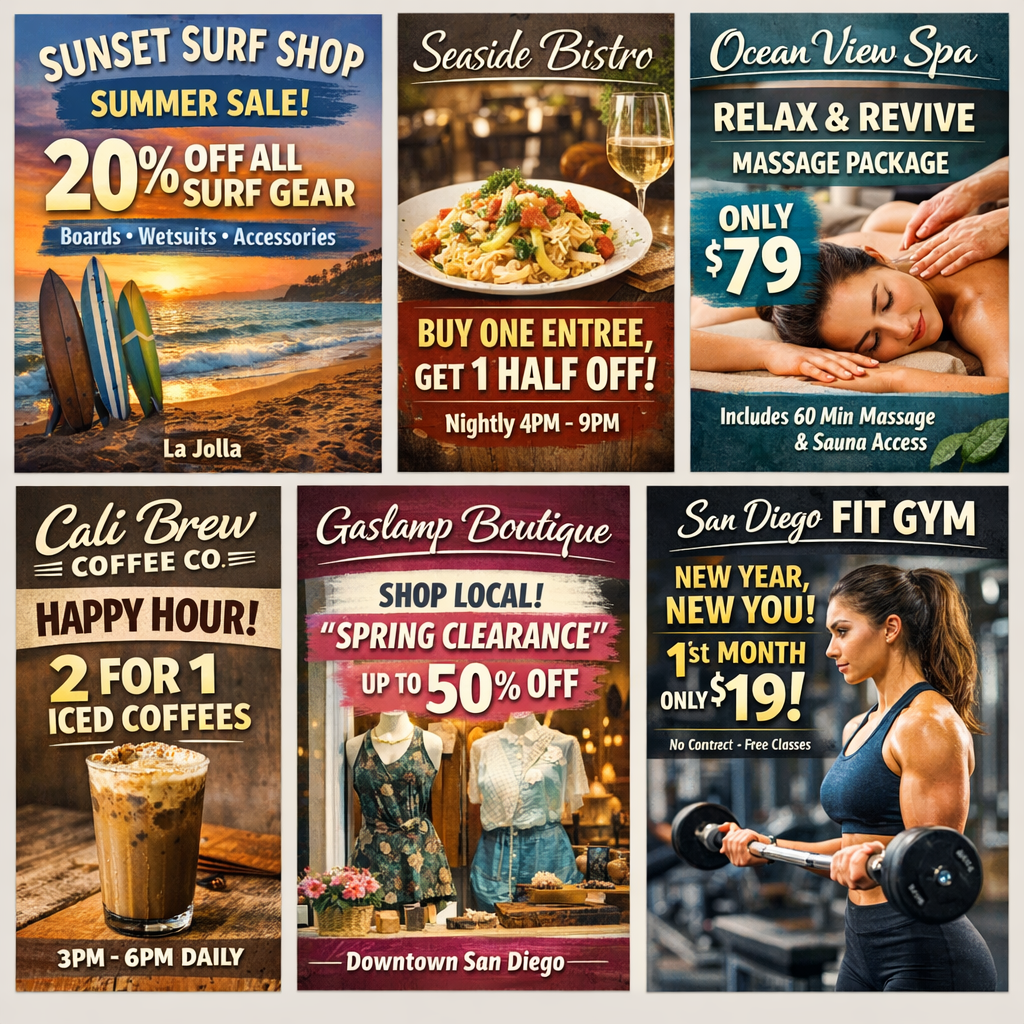 Discover Exclusive Deals from San Diego’s Local Businesses